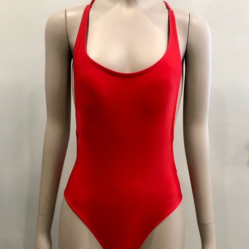 NWOT Baywatch Red One Piece